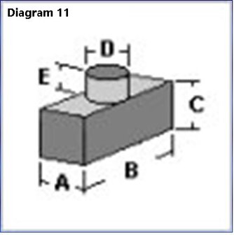 Haushahn Ondergeleiding 16mm, 30x15x11mm