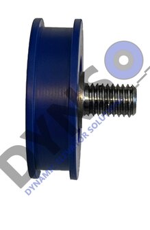 DYNSO Fermator 50/11 deurrol, 56mm, met as M12 (90.26.00)