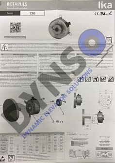 Lika holleas encoder  C50-H4-1024-ZCU-8-PKE-RL100 (tbv as 8mm)