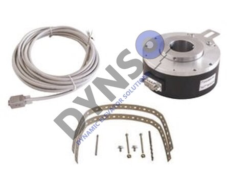 Hohlwellen Encoder HWG-UG1-42, Welle &Oslash; 42mm, 1024 Impulse/U, 4,75V-30V, 4 Spuren, 10m Kabel en bevestigingsmateriaal