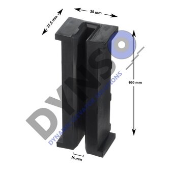 Otis slofvoering, 100x29x27.5, t.b.v 16mm leider.