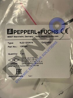 Toerentalsensor, Pepperl+Fuchs verbreekcontact, NJ2-12GM-N