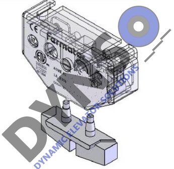 Fermator deurcontact 60mm met brugstuk