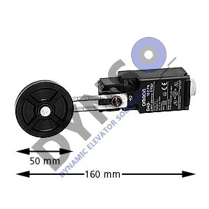 Omron Eindschakelaar NO+NC, met 50mm rol