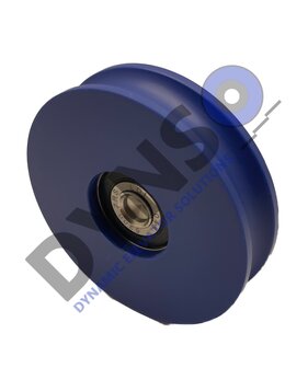 DYNSO Thyssen doorroller M2ZK8 round rail 70mm axle M10