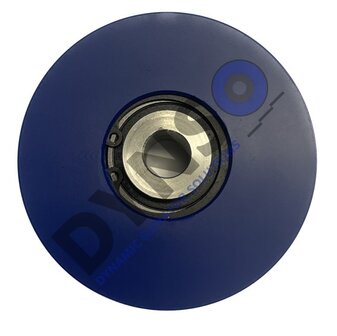 DYNSO Otis doorroller 80mm round rail with 2 withalen wangen op lager