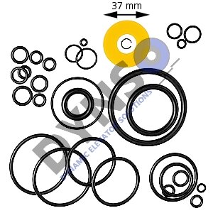 KONE hydronic Set of sealings, 300 valve