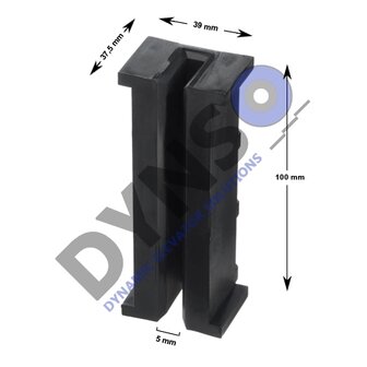 Otis slofvoering, 100x29x27.5, t.b.v 5mm leider