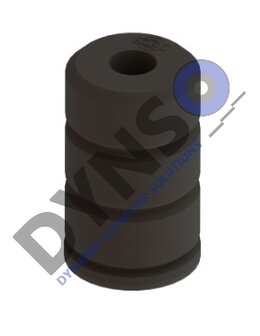 Acla Buffer, 101x163mm, met stalen ronde plaat, voldoet aan norm EN 81-20/50 (lift directive 2014/33/EU)