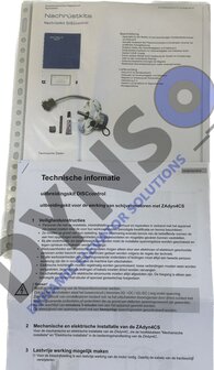 Ziehl-Abegg encoder tbv ECOdisc 630/1000Kg, retrofit kit DISCcontol, 115M-256-AB R06-L3-J85-002