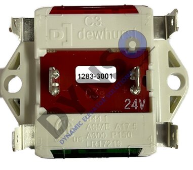 Dewhurst indicator, ASME, A300, P150, LR17219, 24V, Overbelast