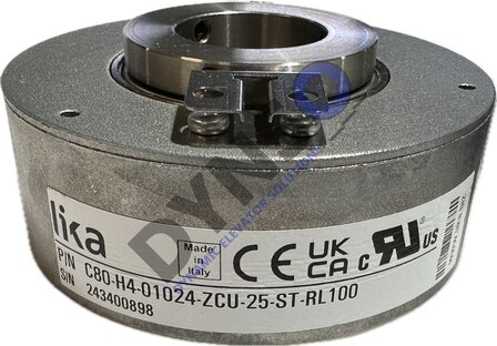 Lika holleas encoder C80-H4-01024-ZCU-25-ST-RL100 (tbv as 25mm)