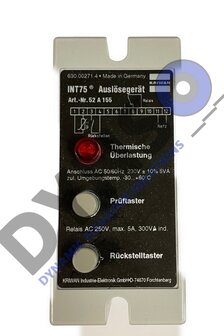 INT75 Thermisch overlaxletswitch, 52A155