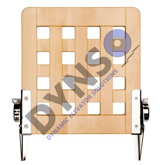 Folding seat, birch, grille, 300mm