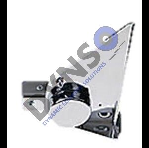 Folding seat hinge chromed (pair of 2)