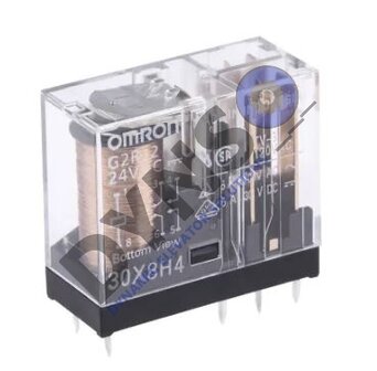 Omron G2R-2-24V Printrelais 24 V/DC 5A 2x wisselcontact