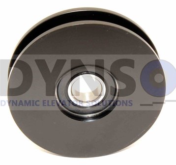 DYNSO Thyssen deurrol tbv ronde rail 80x63x18mm, asgat 15mm