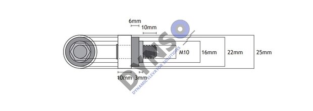 Meiller tegendrukrol met bout (gegalvaniseerd) voor model TTS TTK 15, TTK 15, 16, 18, 21, 22