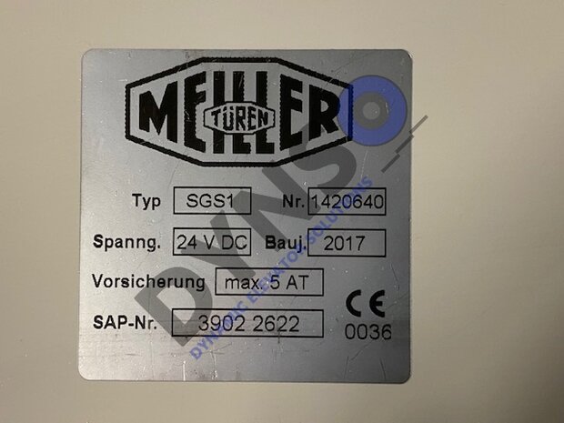 Meiller SGS1, veiligheids controle unit