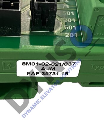 Kollmorgen adapter interface module, print 8M01-02-021/837