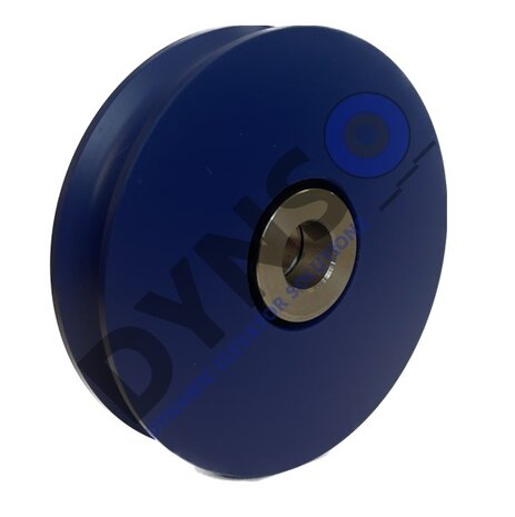 DYNSO Otis doorroller 80mm round rail with 2 withalen wangen op lager