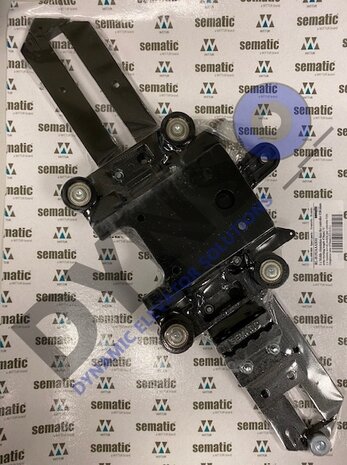 Sematic aluminium skate Left 470mm, F28