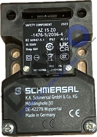 Schmersal geforceerd deurcontact AZ15-ZO-1476-5/2036-4, 75x52x30mm, excl brugstuk (DC21-60-022)