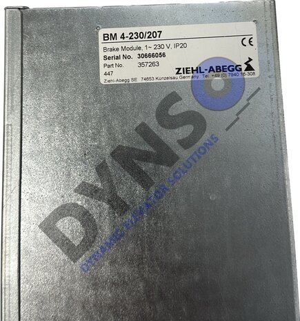 Ziehl-Abegg Brake module 1~230V, BM4-230/207