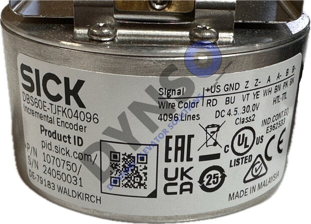 Sick Incremental encoder Type DBS60E-TJFK04096