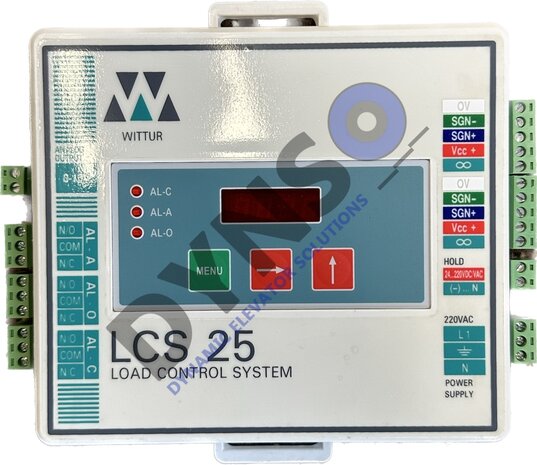 Wittur LCS25 Load control system include 4x CNT-800 sensoren