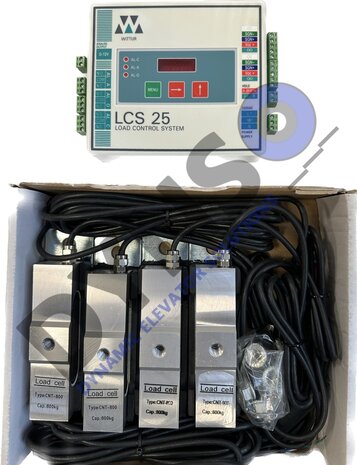 Wittur LCS25 Load control system include 4x CNT-800 sensoren